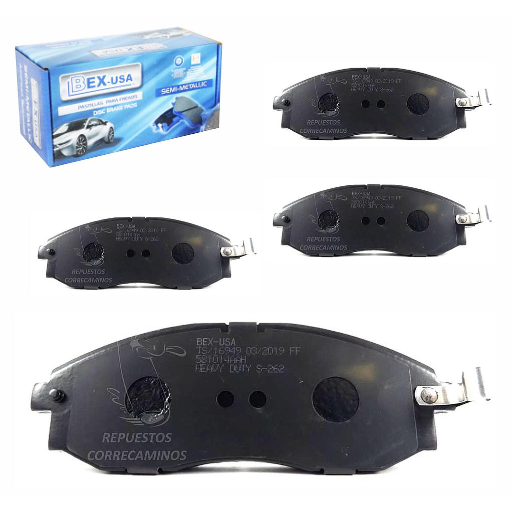 PASTILLAS KIA K3000 H100 STAREX (BEX USA) 10282&lt;
