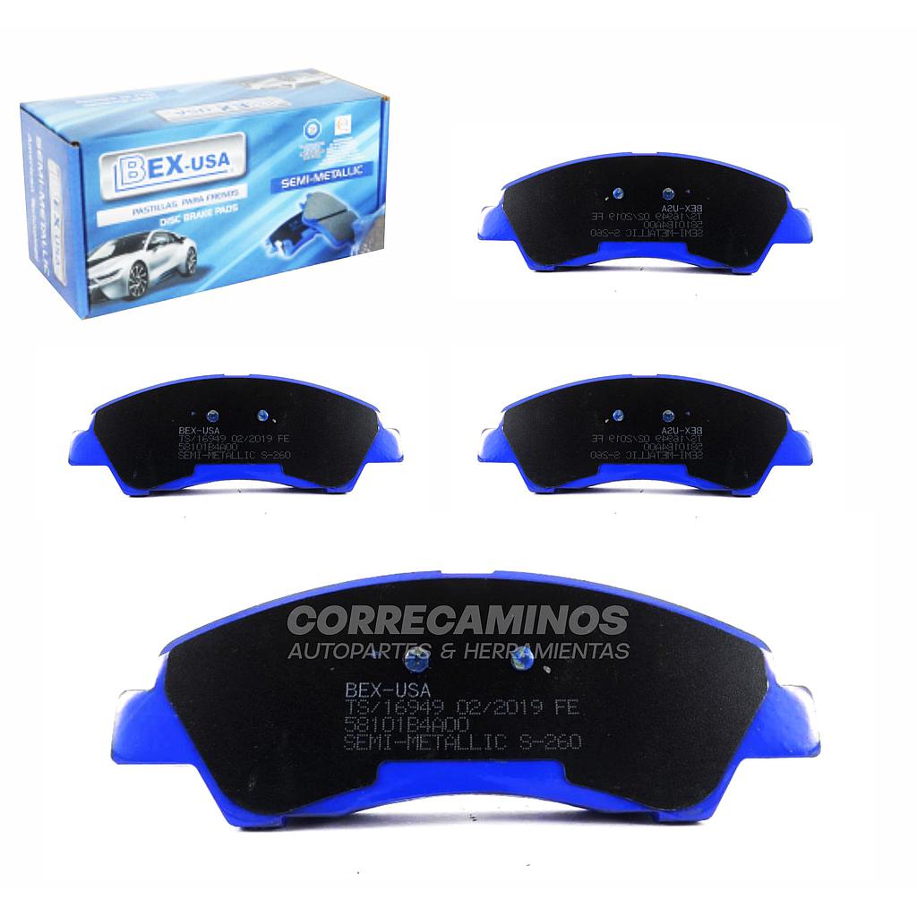 P1 PASTILLAS HYNDAI I10 PICANTO (BEX USA) 10286<