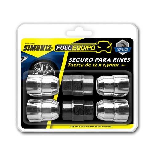 KIT TUERCA SEGURIDAD 12X1.5