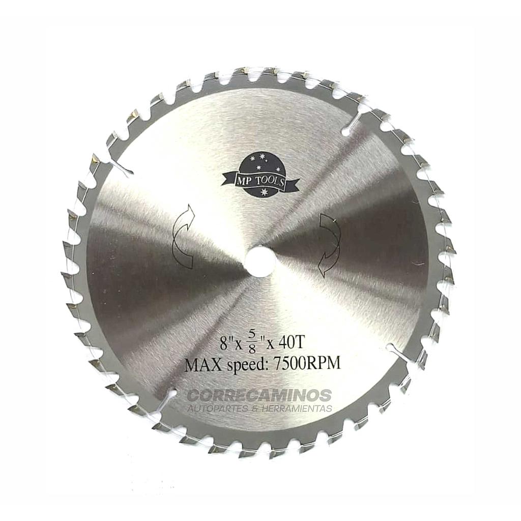 DISCO CORTE MADERA 8 X 5/8 40D                              