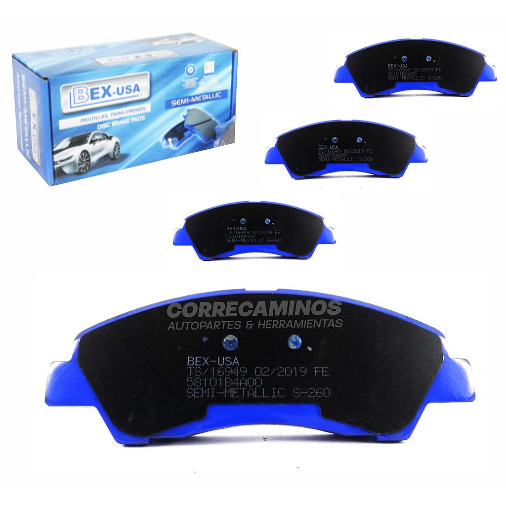 P1 PASTILLAS GRAND I10 (BEX USA) 3572 &lt;