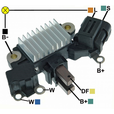 P3-43-A1 REGULADOR D-MAX DIESEL FRONTIER 2.4 URVAN GA254