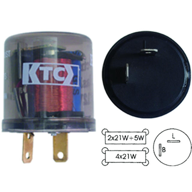 FLASHER 2P ELECTRONICO 214-011