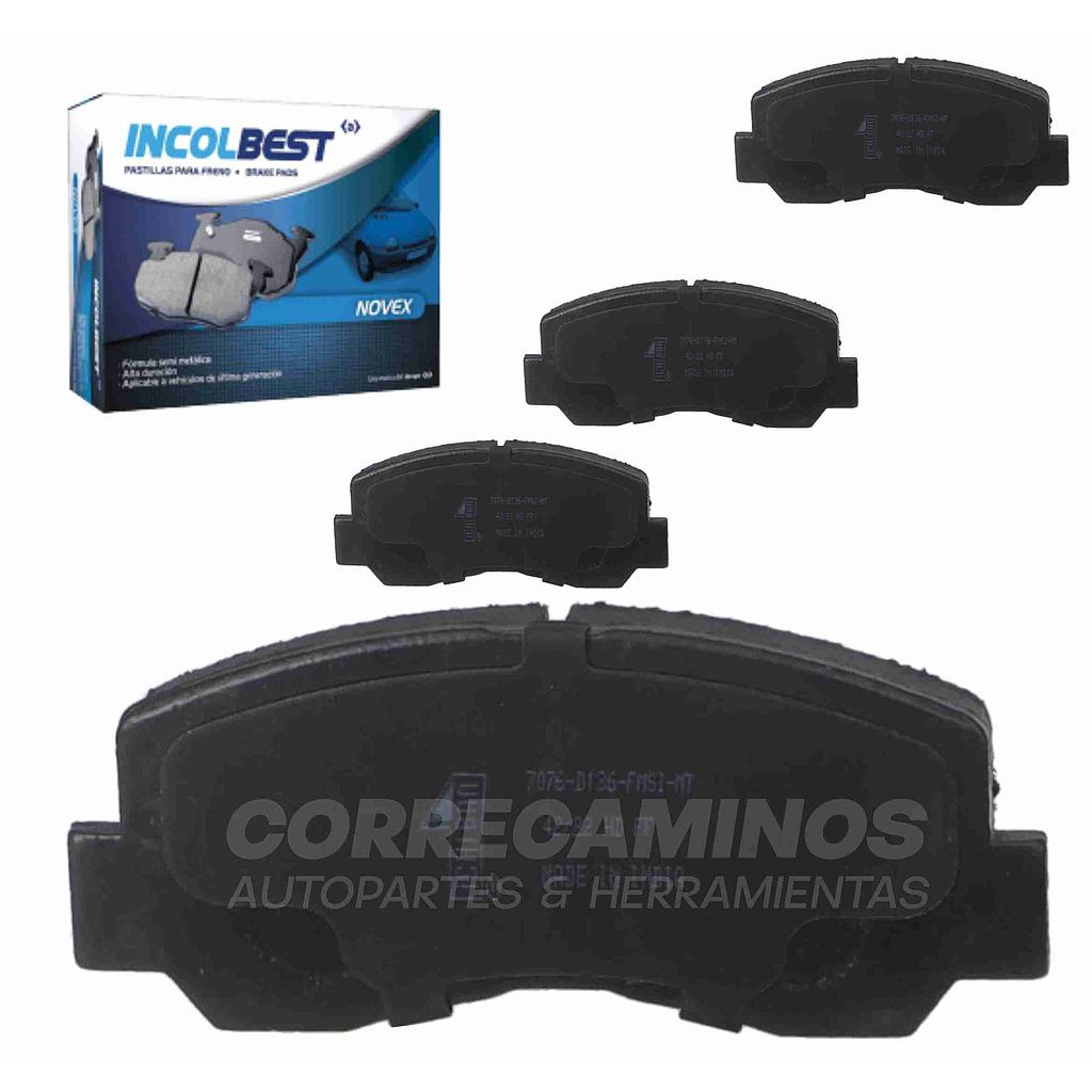 PASTILLAS MONTERO STD CARBURADOR DELANTERAS (NOVEX) 7076<