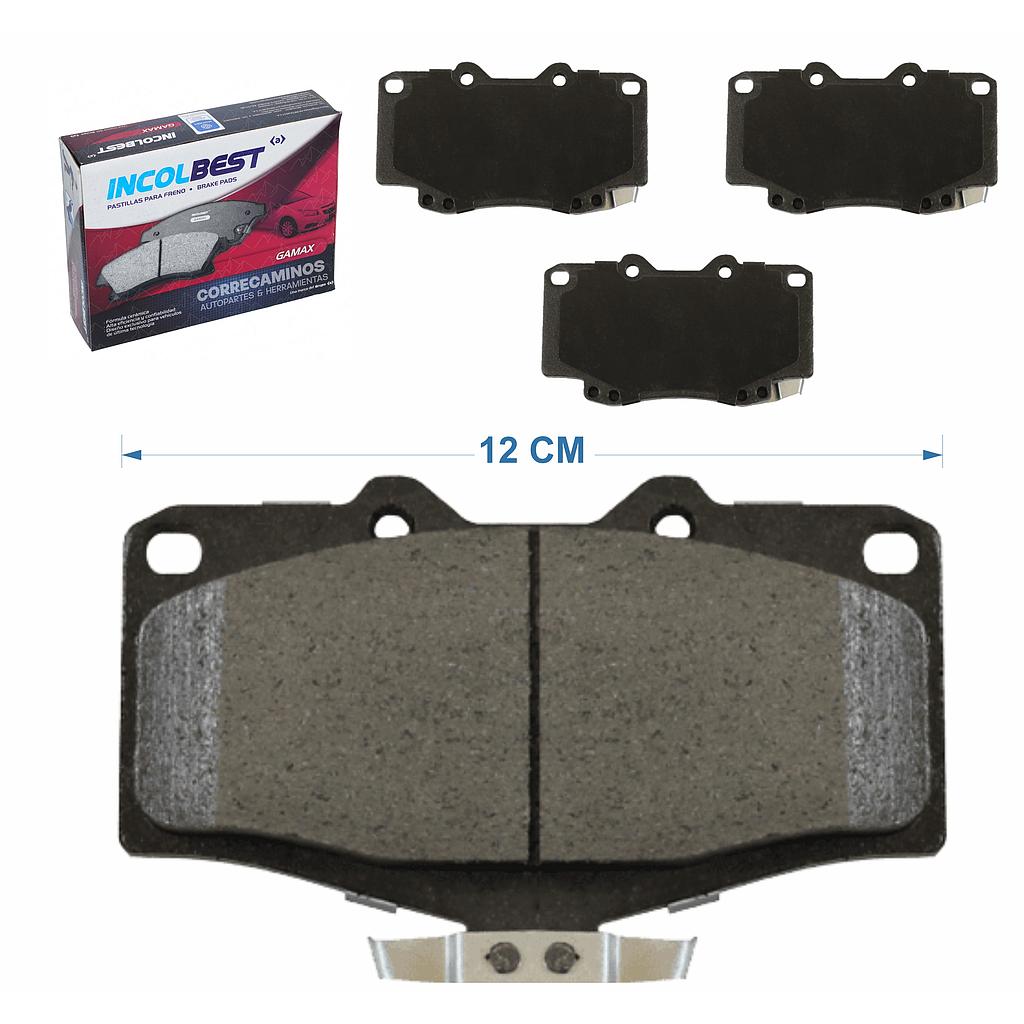 PASTILLAS PRADO VIGO FOTON HILUX 22R 4X4 (GAMAX) 7298