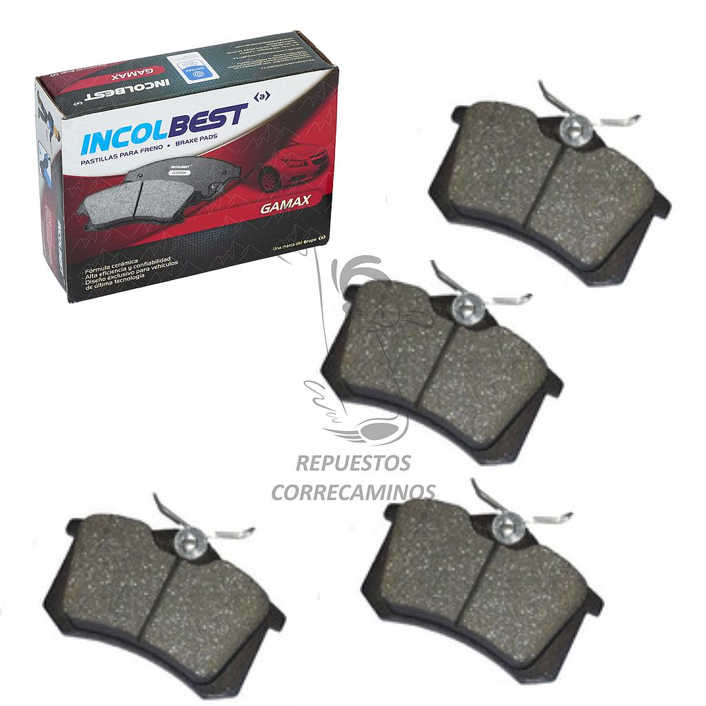 PASTILLAS FLUENCE 1.6 AUDI A4 TT A4 TRASERAS (GAMAX) 8216