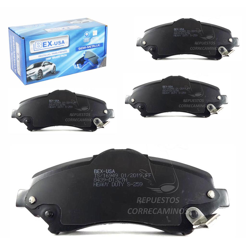 PASTILLAS FRENO DODGE JOURNEY &lt;12 DELANTERAS (BEX USA) 8439 &lt;