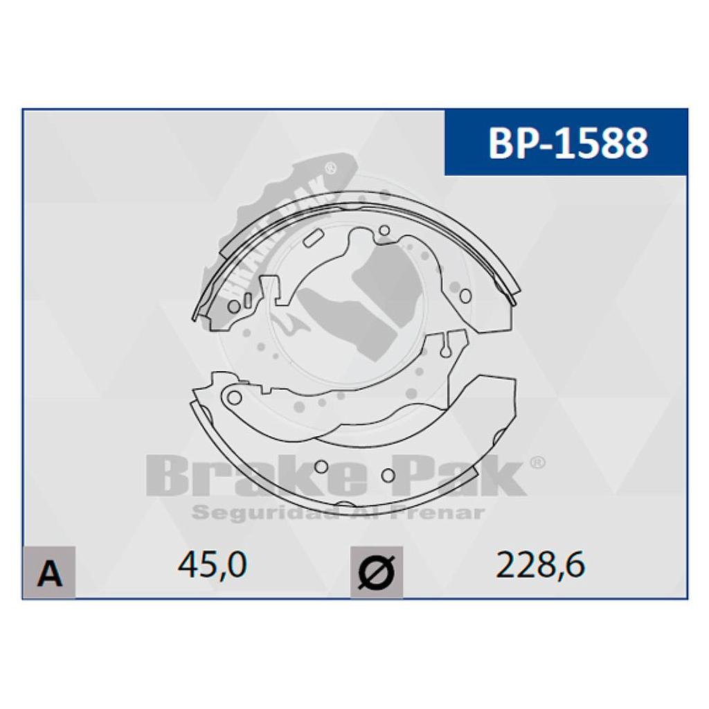 P3-39-D5 ZAPATAS ECOSPORT 4X4 BP &lt;13 BP-1588