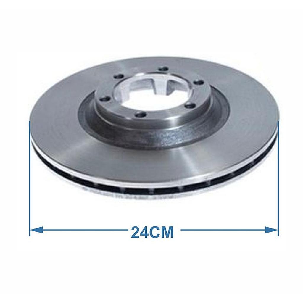 P3-33-A4 DISCO FRENO CORSA EVOLUTION ONIX COBALT SONIC JOY (24CM) DR-480-2-V<