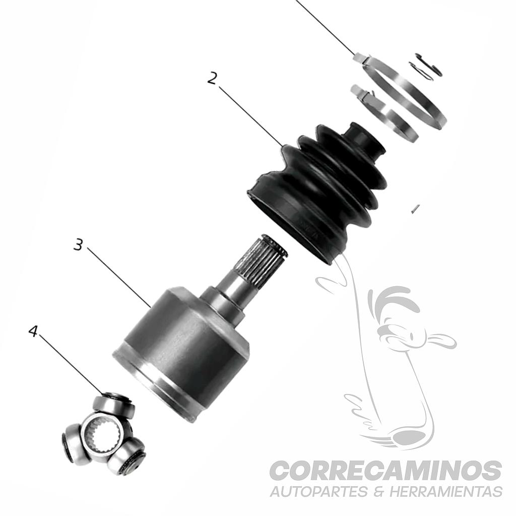PUNTA EJE CAJA ATOS (GAP) SK-700&lt;