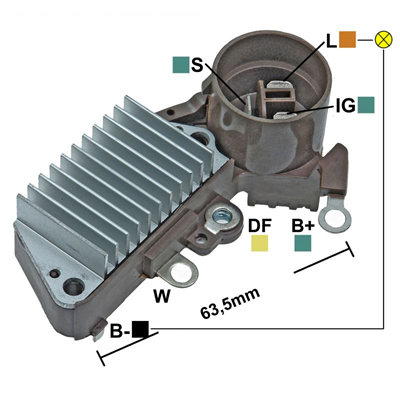 P3-43-B3 REGULADOR TOYOTA HONDA SUSUKY GA833