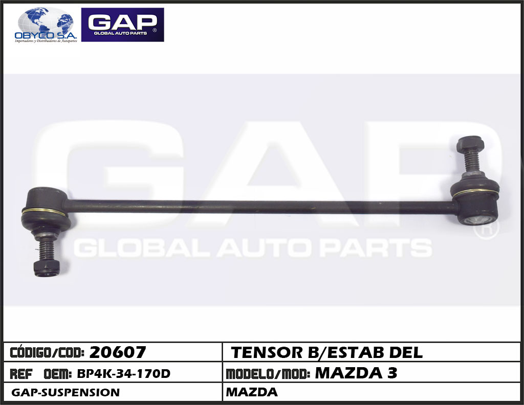 MUÑECO MAZDA 3 &lt;15 DELNATERO BP4K-34-170D
