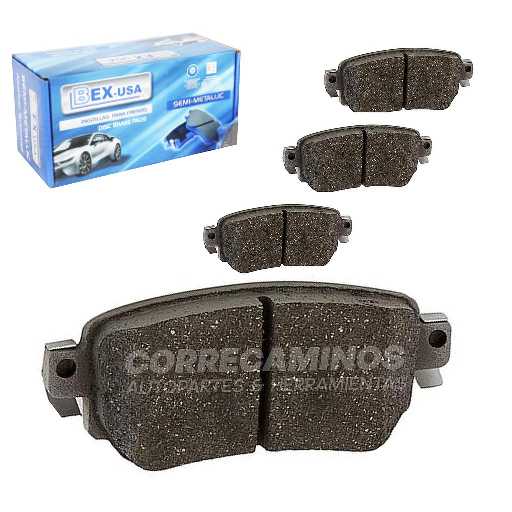 PASTILLAS FRENO XTRAIL QASHQAI 16&gt; TRASERAS (BEX USA) 9190