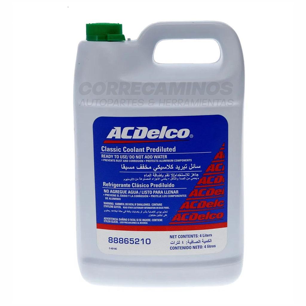 REFRIGERANTE ACDELCO VERDE 33/67 GALON 88865210&lt;