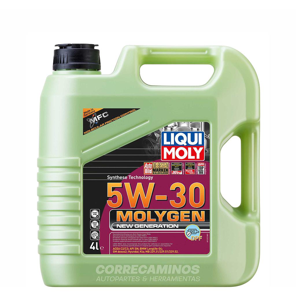 P4-39-E1 ACEITE 5W30 GALON  4L (LIQUI MOLY) MOLYGEN 21225