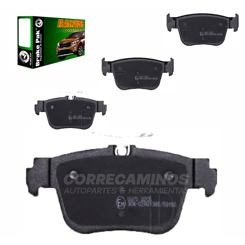 PASTILLAS FRENO GOL JETTA TRASERAS  (BRAKE PAK) 9660