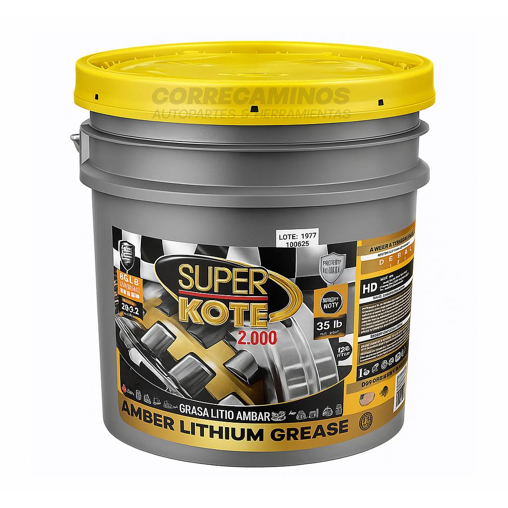 P3-52-C1 GRASA LITIO AMBAR (SUPER KOTE 2.000) 35lb