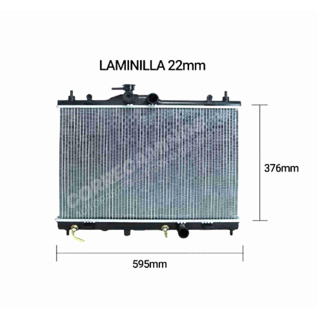 P4-43-A2 RADIADOR NISSAN TIIDA (AUTOMATICO) 170742100<
